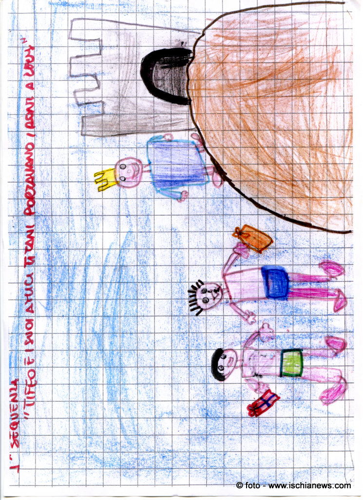 Disegni dei bambini delle elementari