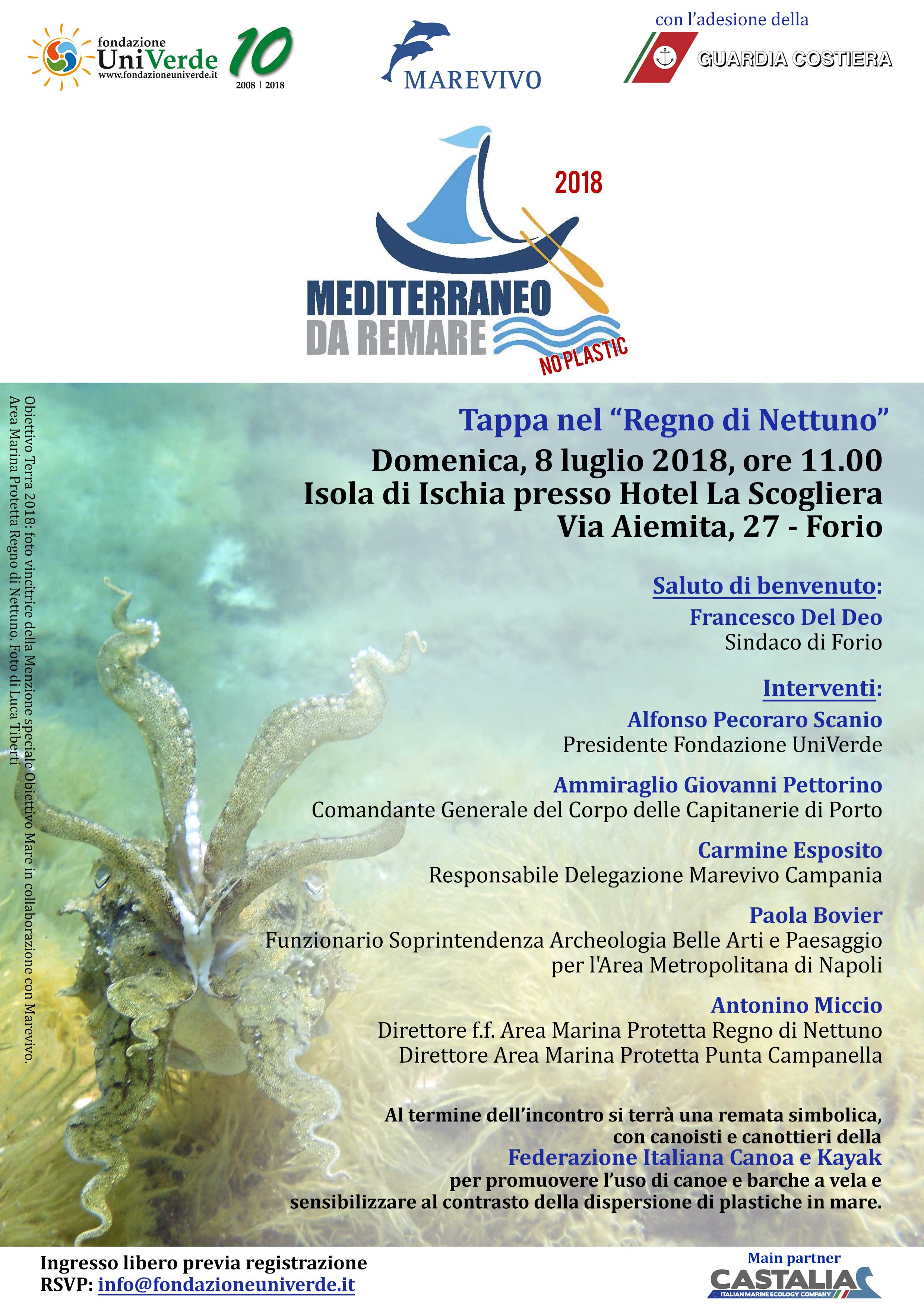 Programma Forio Ischia 8 luglio 2018 Mediterraneo da Remare