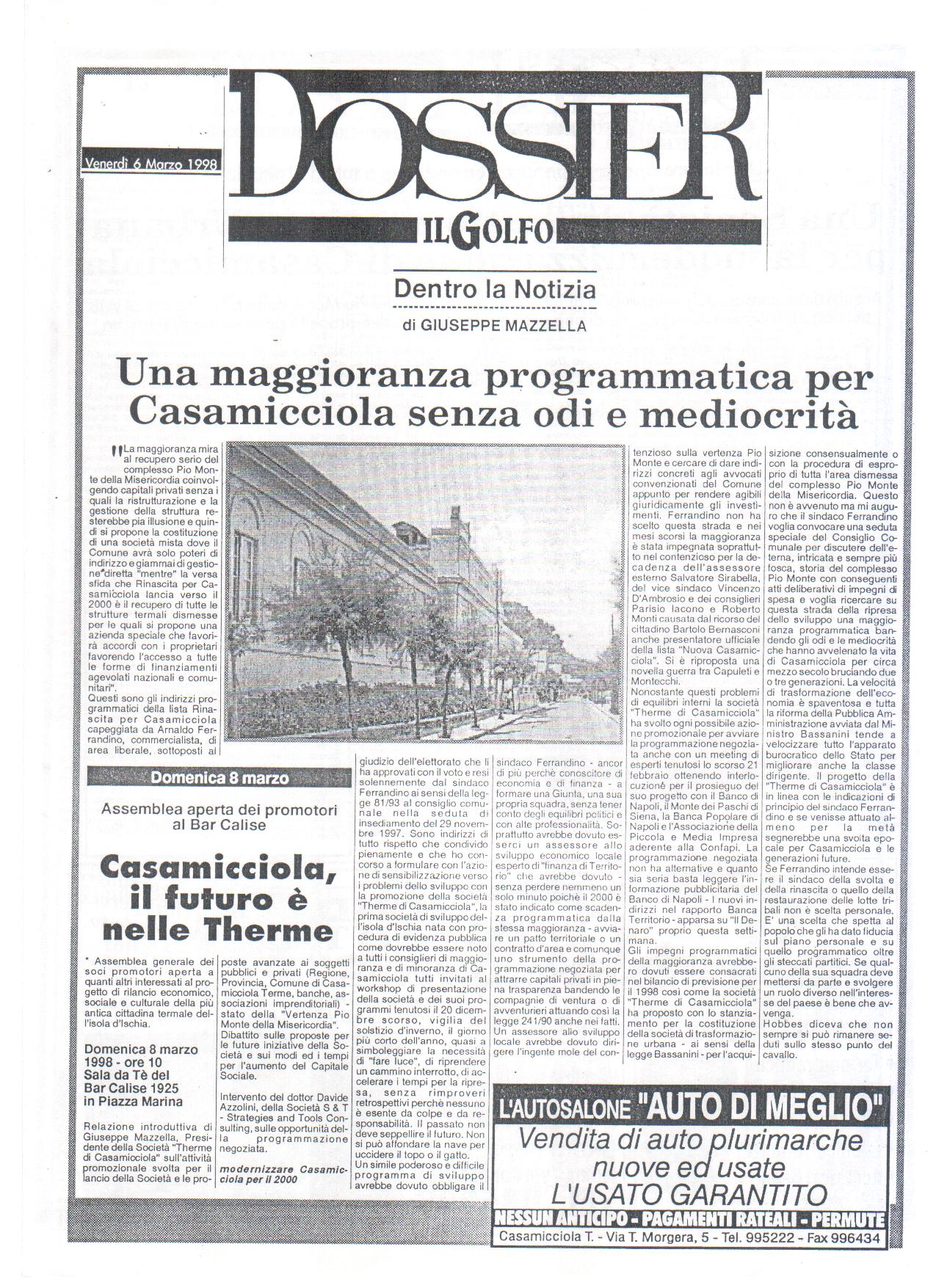 dossier casamicciola 1998