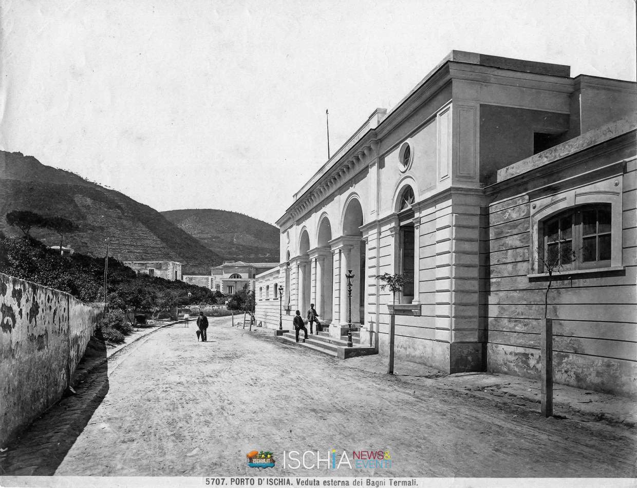 Ischia palazzo delle terme foto storica