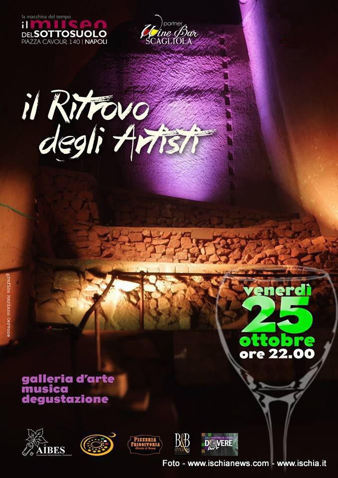 Locandina Il Ritrovo degli artisti 25 ottobre