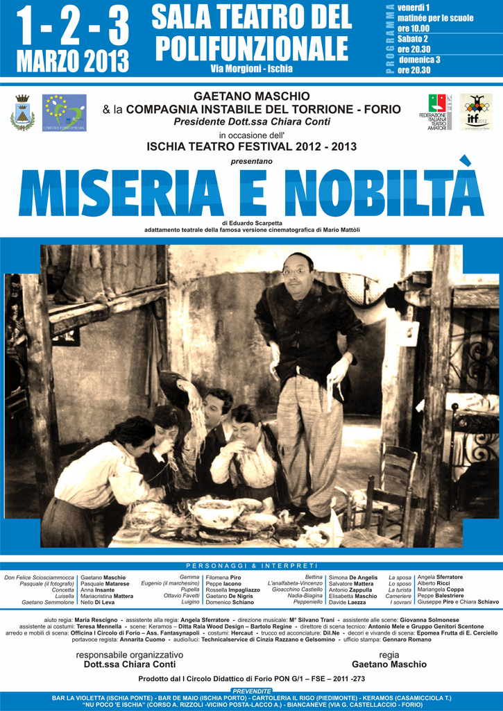 Locandina Miseria e Nobiltà