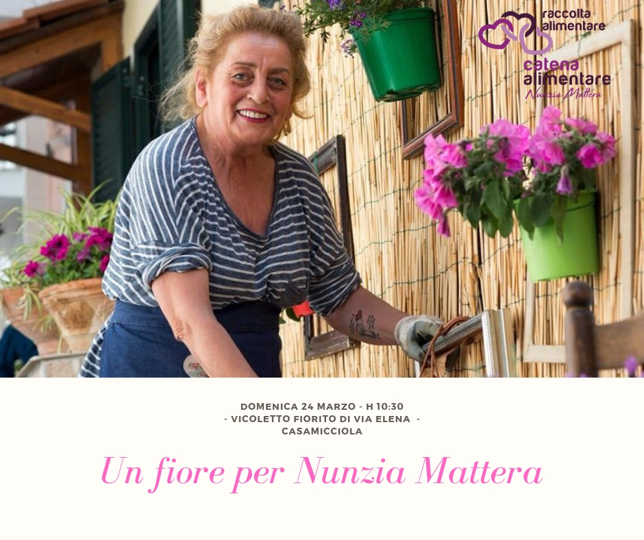 Un fiore per Nunzia Mattera