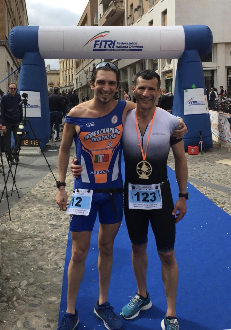 ischitani a benevento per tiathlon