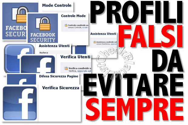 Falsi profili facebook