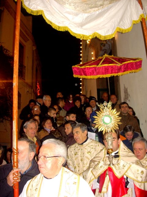 processione della vigilia di natale a forio